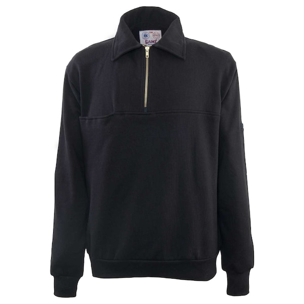 Game Workwear No Denim Quarter-Zip Jobshirt, Navy, Size Tall XL - 811