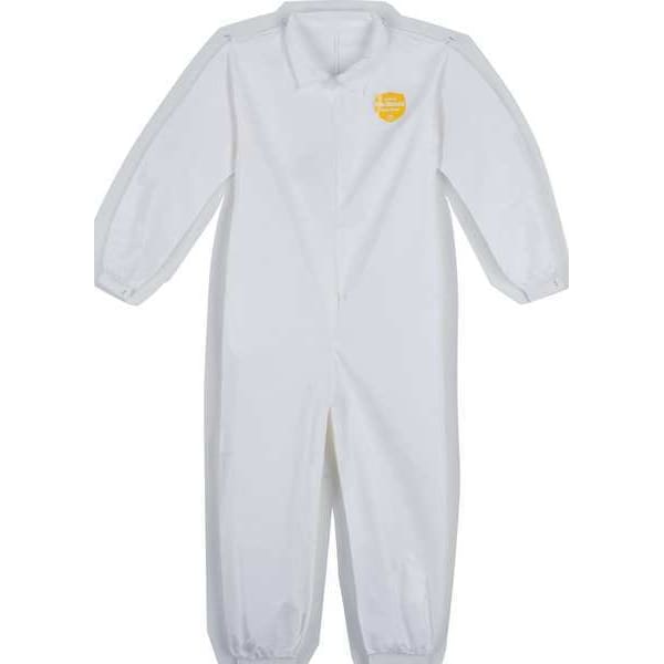 Dupont Disposable Coverall, Collared, 2XL, ProShield(R) 60, Zipper, Elastic Cuff, Elastic Ankle, 25 PK - NG125SWH2X002500