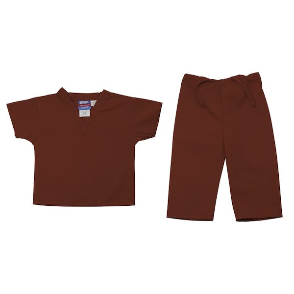 Gelscrubs Infant/Toddler Burnt Orange Scrubs Set, XSmall 1-2 Years Old - 6709-BUR-XS
