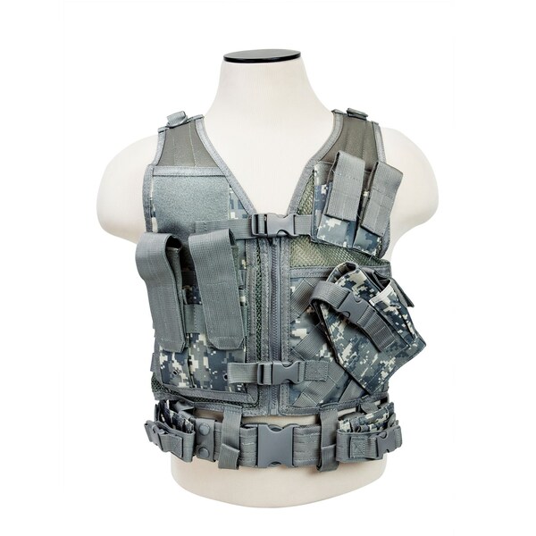 Vism Tactical Vest Digital Camo-XS-Sm - CTVC2916D