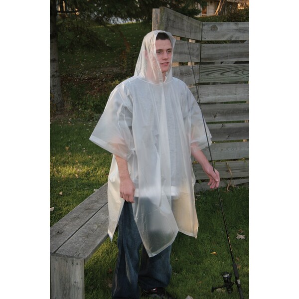 Boulder Creek Boulder Creek Clear Vinyl Rain Poncho One Size Fits All - 60100CM