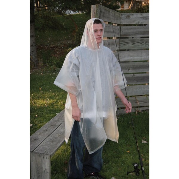 Boulder Creek Boulder Creek Clear Vinyl Rain Poncho One Size Fits All - 60100CM