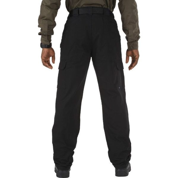 5.11 Men's Tactical Pants, 40 in, Black, 100% Cotton Canvas - 74251