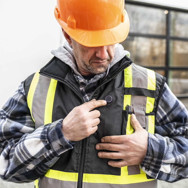 Pioneer XL Class ANSI/ISEA 107-2020 Class 1 Type O , Zipper 4 Pockets - V1210270U-XL