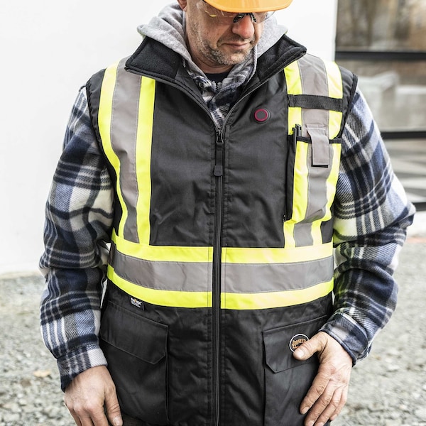Pioneer XL Class ANSI/ISEA 107-2020 Class 1 Type O , Zipper 4 Pockets - V1210270U-XL