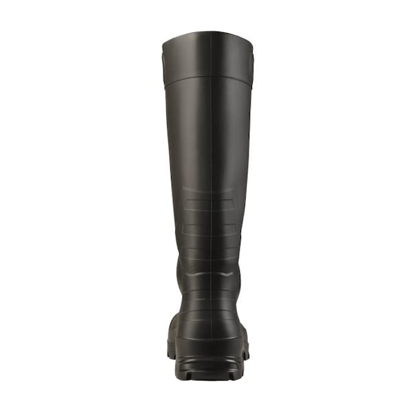 Dunlop Chesapeake Plain-Toe PVC Work Boots, Waterproof, Defined Heel, Oil Resistant Sole, Black, Size 10 - 8677533