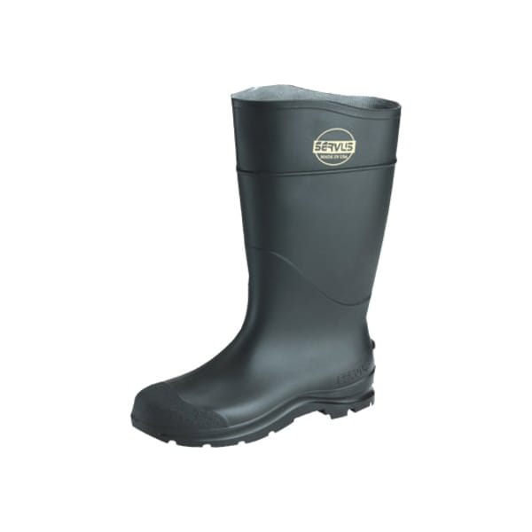 Honeywell Servus Plain-Toe Rubber Boots, Men's, CT Comfort Technology, PVC Knee Boots, 14 in Height, Black, Size 10 - 18822/10