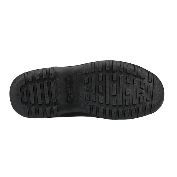 Tingley Overshoes, Plain Toe, PVC, 5 in Height, Pull On Closure, Cleated Sole, Black, L - 35111