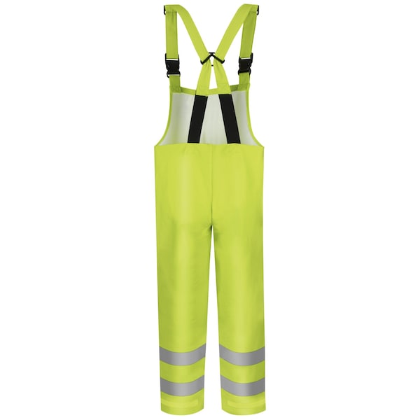 Bulwark Arc Flash Rain Bib Overall, 24 cal/sq cm ATPV, M, 28 3/4 in Inseam, Polyurethane, Fly Front w/Snaps - BXN4YE RG M