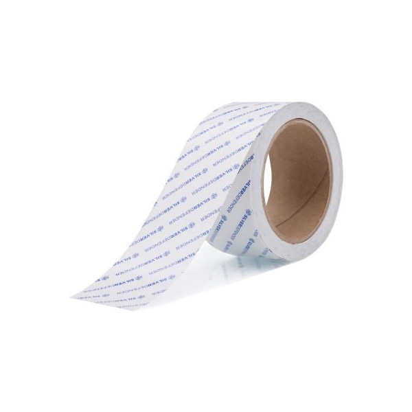 Defensor plateado Cinta de película antimicrobiana para usos múltiples, 60' de alto x 2' de ancho, transparente - TP-004-2-60