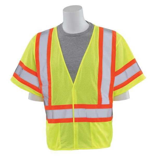 Deltaplus 4XL Hi Viz Safety Vest, Lime - 14614