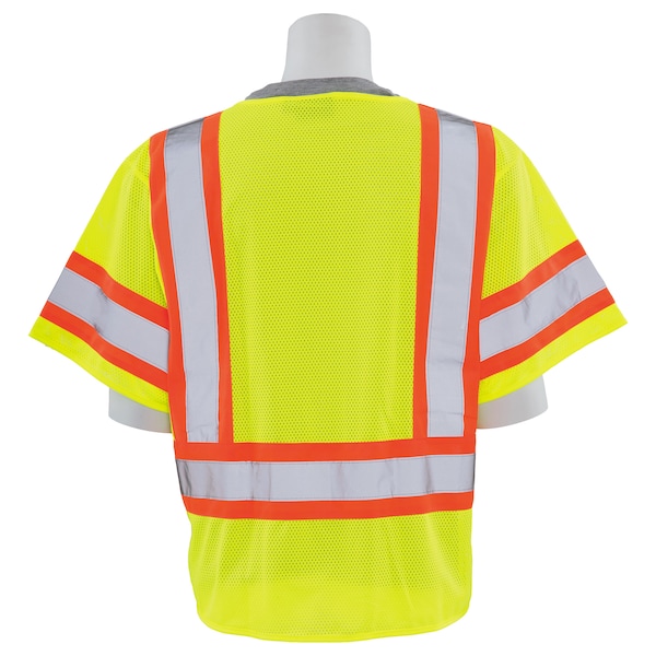 Deltaplus 4XL Hi Viz Safety Vest, Lime - 14614