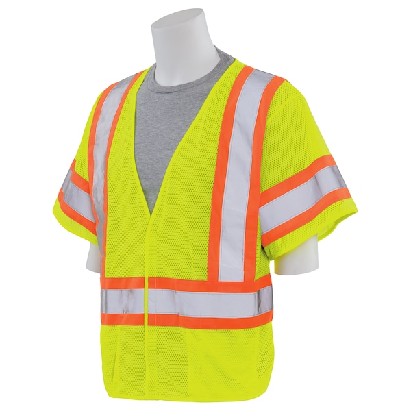 Deltaplus 4XL Hi Viz Safety Vest, Lime - 14614