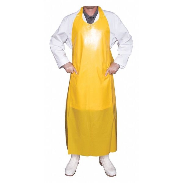Top Dog Die Cut Apron, 45", 8 mil, Yellow - 81016