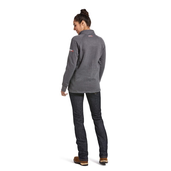 Ariat Womens FR 1/4 Zip, 22 cal/sq cm, L, 10 oz Cotton, 1/4 Zip Closure - 10032841