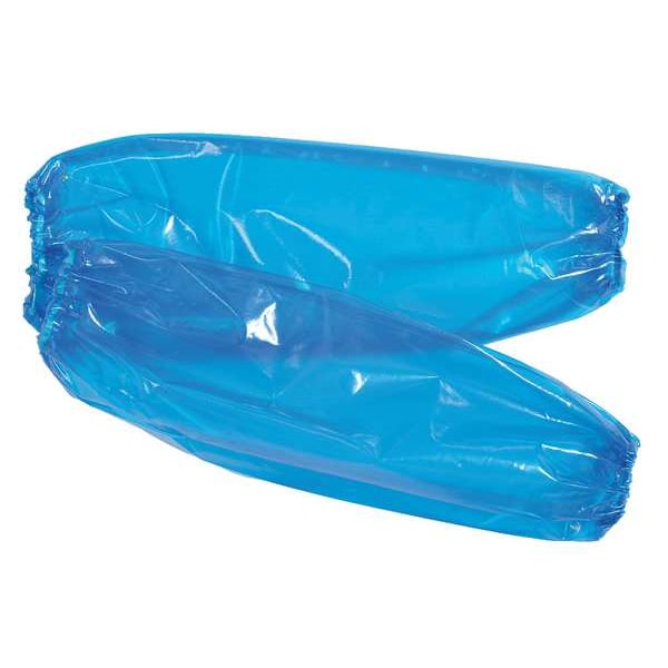 Polyco VR(R) Chemical Resistant Sleeves, 18 in Length, 6 mil Thick, Welded Seam, Blue, 150 PK - 41801