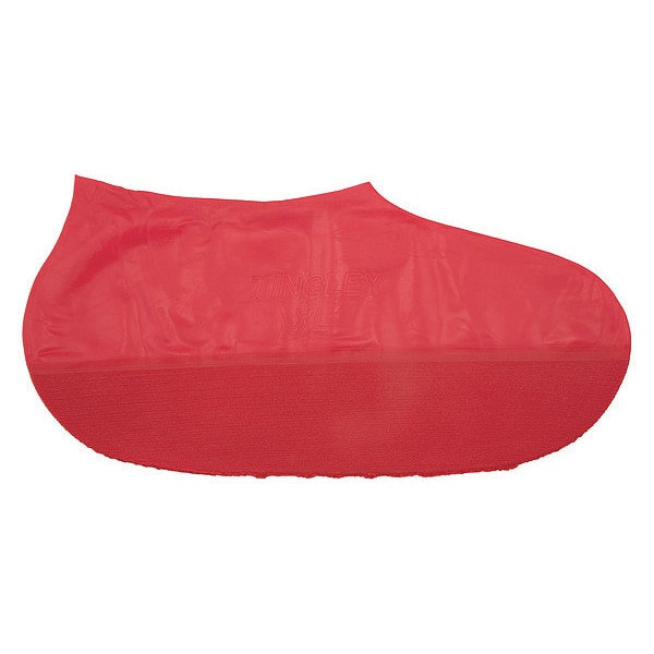 Tingley Disposable Shoe Cover, Natural Rubber Latex, Red, , 9 - 6332