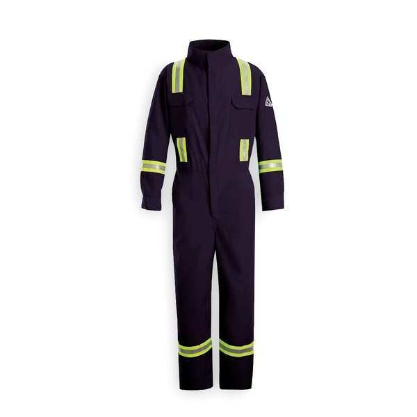 Bulwark Coverall, 5.2 cal/sq cm ATPV, L, 32 in Inseam, Nomex(R) IIIA, Zipper - CNBTNV LN 44