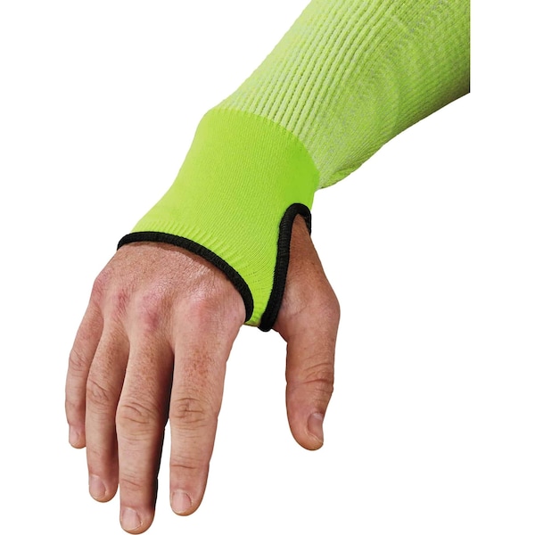 Ergodyne 22" Lime Cut-Resistant Protective Arm Sleeve Pair, PK144 - 7941CAPR22