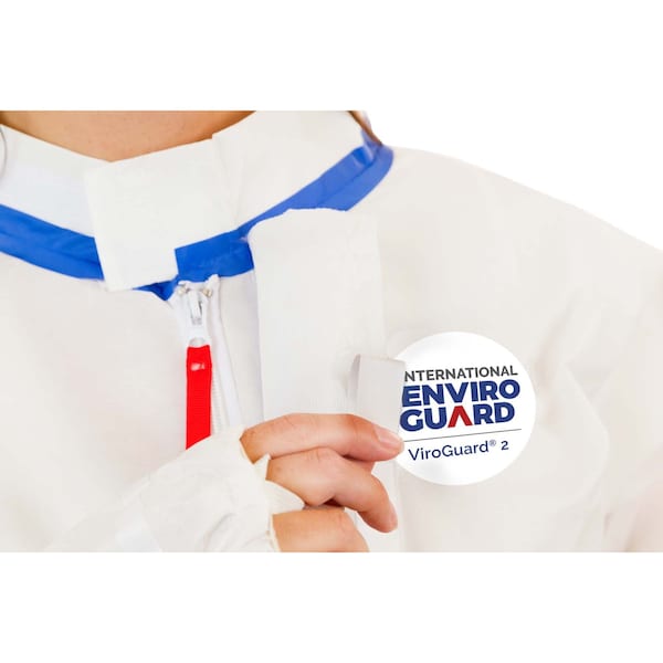 International Enviroguard Disposable Coveralls, Collared, M, Non-Woven Laminate, Zipper, Elastic Cuff, Attached Boots Ankle - W2501-M