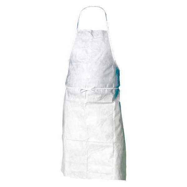 Kleenguard Lite Duty Apron Polyethylene Coat 28 x 36 WHT 100/Cs - 43744