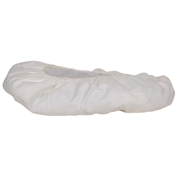 Kleenguard Shoe Covers, Microporous Film Laminate, White, Slip Resistant Sole: No , Universal - 44490
