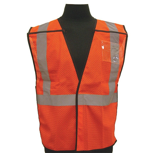 Kishigo S/M Class 2 High Visibility Vest, Orange - 1806-S-M