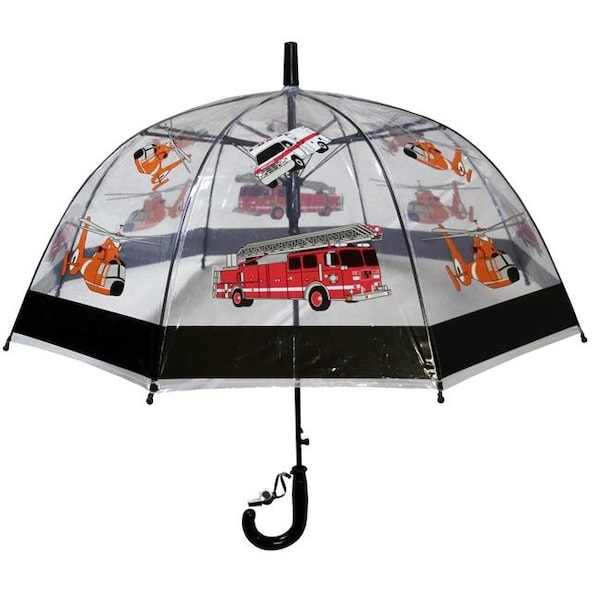 Foxfire Foxfire FOX-622-85 Childrens Clear Fire Rescue Umbrella - Size 1 - FOX-622-85