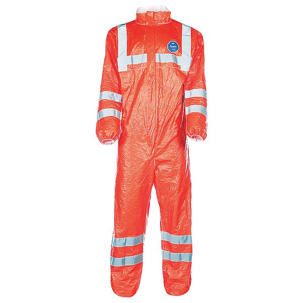 Dupont Coveralls, Tyvek(R) 500 HV, Elastic Ankle, Serged Seam - TY125SHV2X0025XC