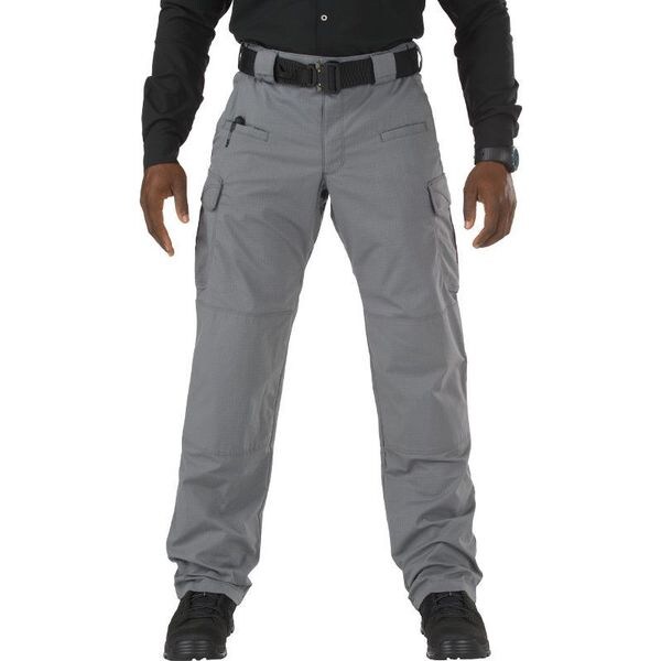 5.11 Men's Tactical Pants, M, Charcoal, 41% Flex-Tac(TM)/24% Polyester/35% Cotton, Flex-Tac(TM) Ripstop - 74369
