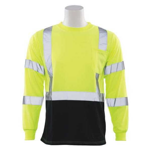 Deltaplus T-Shirt, Class3, BlkBottom, Hi-Viz, Lime, 3XL - 64038