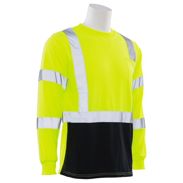 Deltaplus T-Shirt, Class3, BlkBottom, Hi-Viz, Lime, 3XL - 64038
