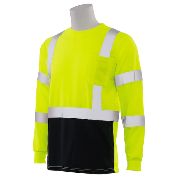 Deltaplus T-Shirt, Class3, BlkBottom, Hi-Viz, Lime, 3XL - 64038