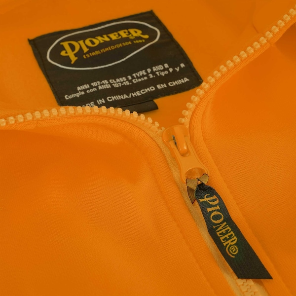 Pioneer Fleece Hoodie, Orange, 4XL - V1060351U-4XL