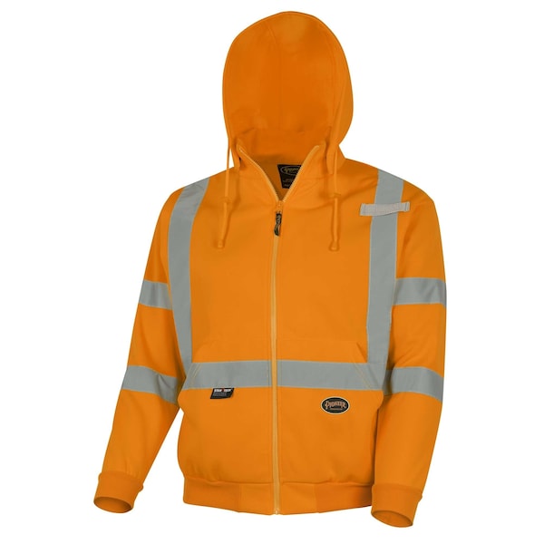 Pioneer Fleece Hoodie, Orange, 4XL - V1060351U-4XL