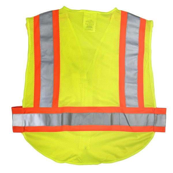 Game Workwear The 5-Point Breakaway Mesh Vest, Yellow, Size Small - I-684