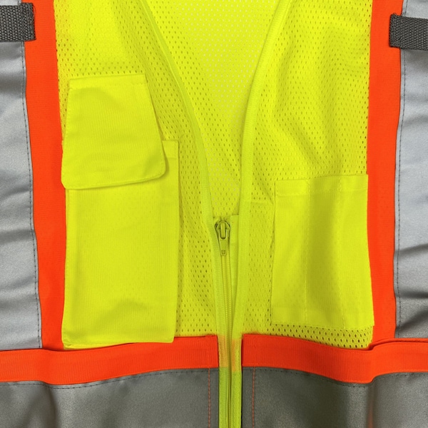 Game Workwear The 5-Point Breakaway Mesh Vest, Yellow, Size Small - I-684
