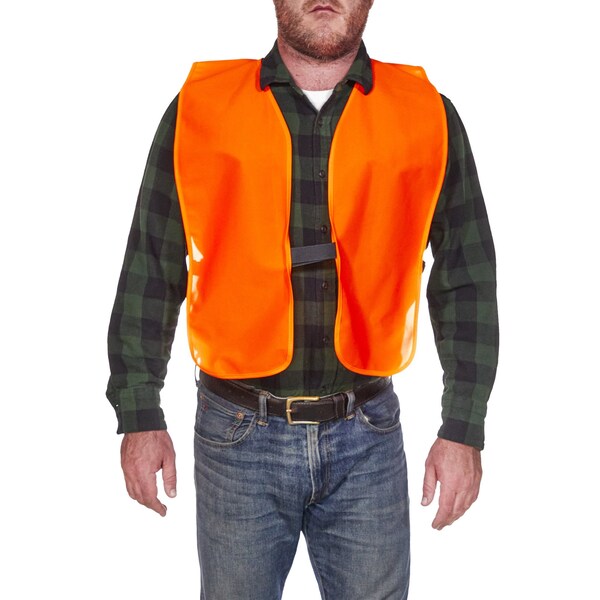 Allen Co Adult Big Man Blaze Orange Hunting/Safety Vest, Fits up to 60-in. Chest Large - 15753