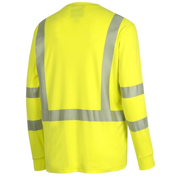 Oberon Men's Long Sleeve Safety Shirt, 11 cal/sq cm, L - ZFI306-L