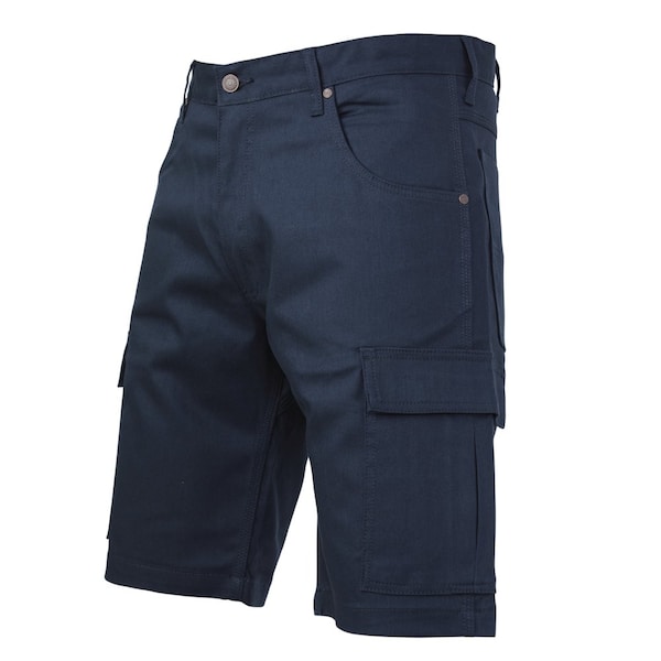 Tough Duck Shorts, 42, NAVY, 98% Cotton/2% Spandex - 631016