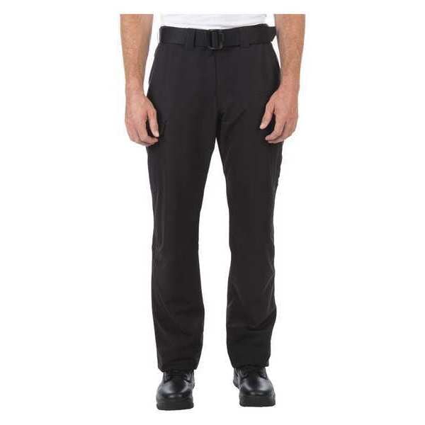 5.11 Men's Fast-Tac Cargo Pants, 42 in, Black, 100% Polyester - 74439