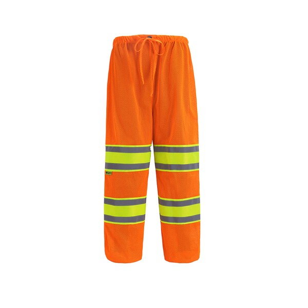 2W International Orange High Viz Minnesota Pants, Long - MN322C-E L