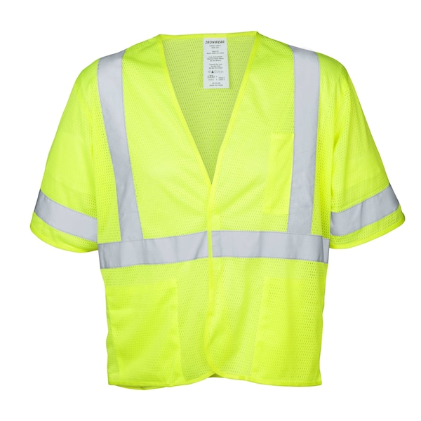Ironwear Hi-Vis Safety Vest 2XL Class 3 3 Pockets - 1292-L-2XL