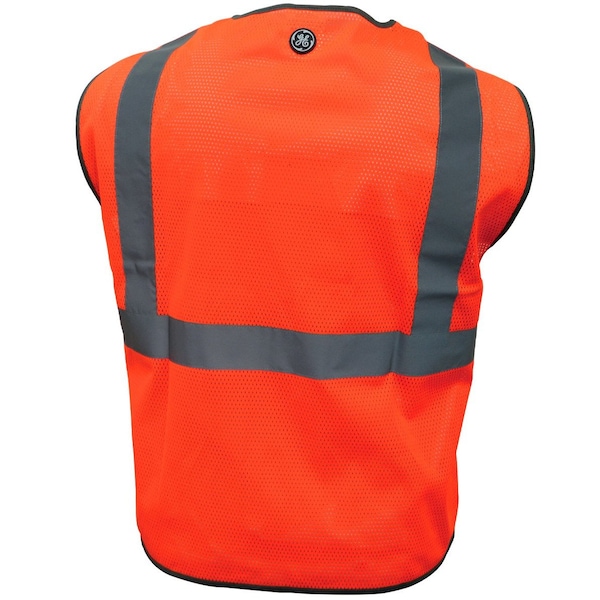 Ge Hi-Vis Safety Vest M Class 2 , Zipper 2 Pockets - GV076OM