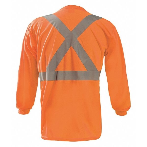 Occunomix Long Sleeve T-Shirt, XL, ANSI Class 2 - LUX-LST2BX-OXL