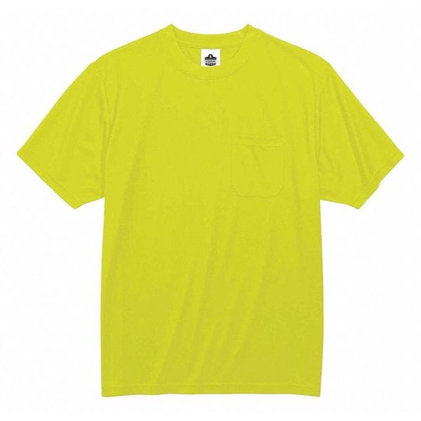 Ergodyne High Visibility T-Shirt, 5XL, Lime - 8089