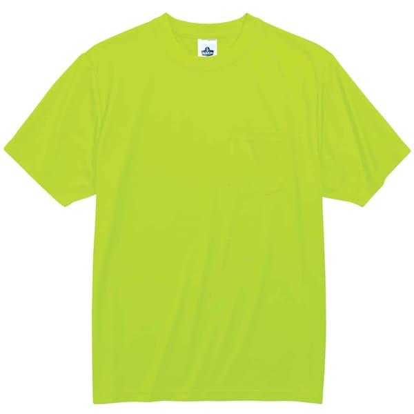 Ergodyne High Visibility T-Shirt, 5XL, Lime - 8089