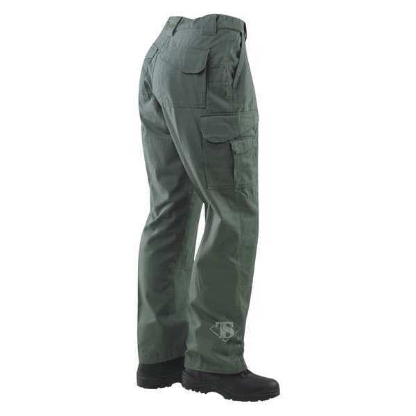Tru-Spec Men's Tactical Pants, 40 in, Olive Drab Green, 100% Cotton Canvas - 1071