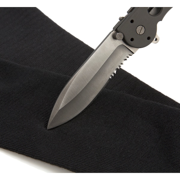 Steelman Kevlar A4 Cut Resistant Liquid Repelling Double Layer Safety Sleeves 1-Pair, Black - 60020