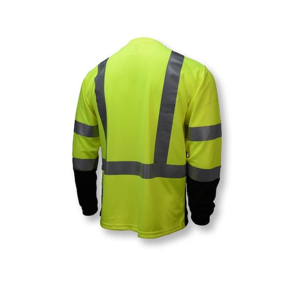 Radians Radians ST21B Type R Class 3 Long Sleeve Black Bottom T-Shirt - ST21B-3PGS-M